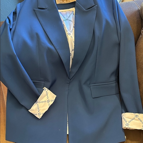 Iran High Fashion Women's Blue Blazer - Picture 8 of 11